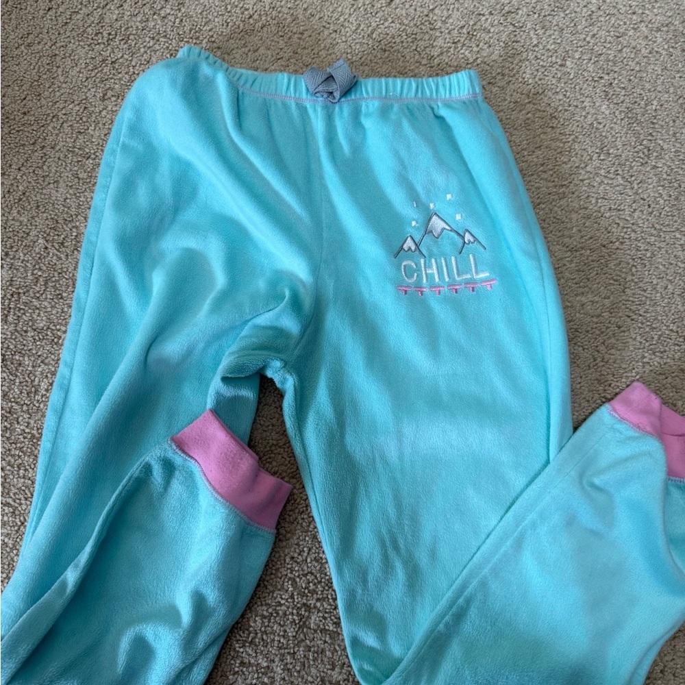 Chill Kids Pajama Bottoms - Blue and Pink